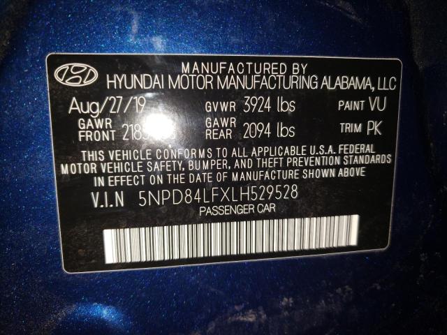 Photo 9 VIN: 5NPD84LFXLH529528 - HYUNDAI ELANTRA SE 