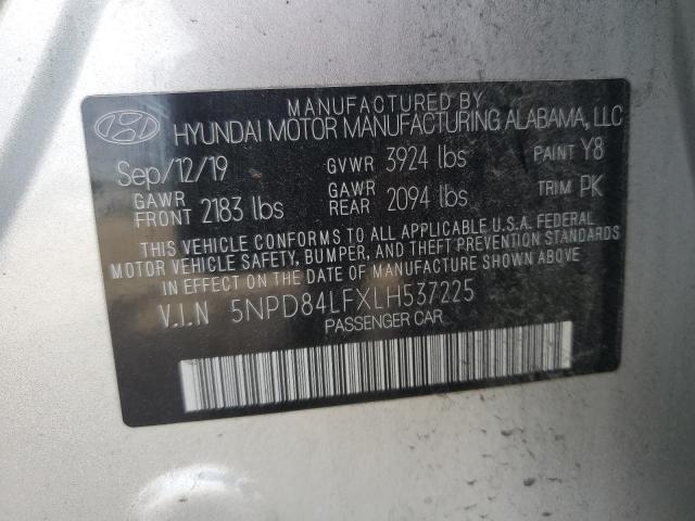 Photo 12 VIN: 5NPD84LFXLH537225 - HYUNDAI ELANTRA SE 