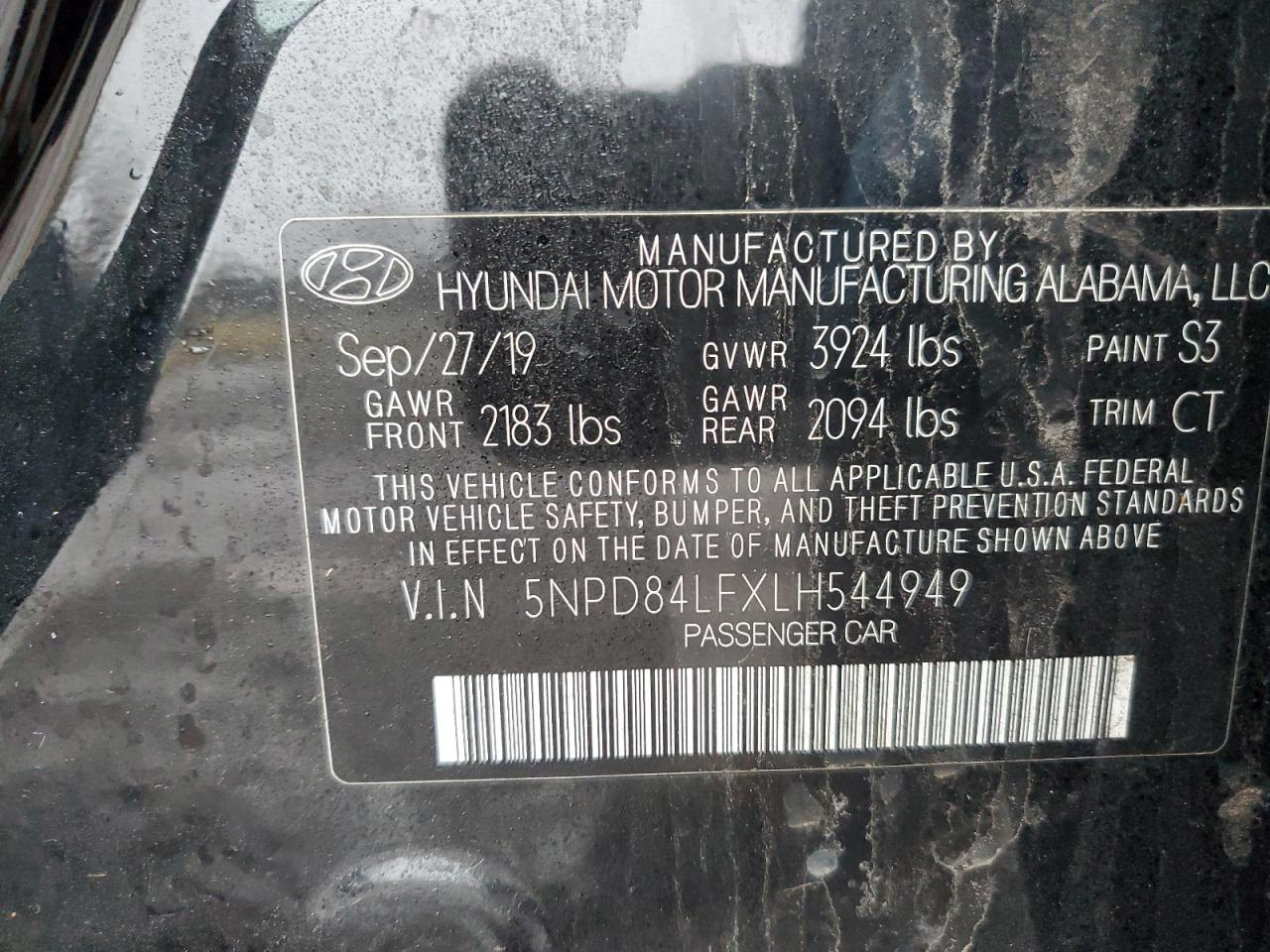 Photo 11 VIN: 5NPD84LFXLH544949 - HYUNDAI ELANTRA 