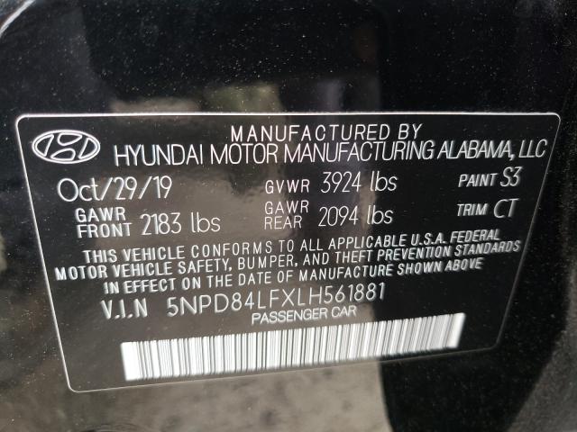 Photo 9 VIN: 5NPD84LFXLH561881 - HYUNDAI ELANTRA SE 