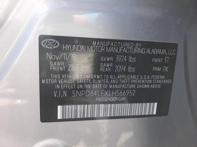 Photo 11 VIN: 5NPD84LFXLH566952 - HYUNDAI ELANTRA SE 