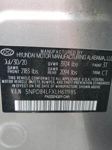 Photo 12 VIN: 5NPD84LFXLH611985 - HYUNDAI ELANTRA 