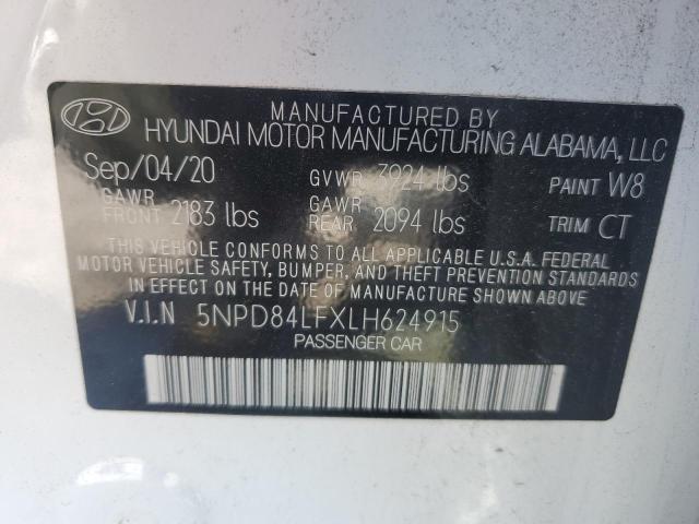 Photo 12 VIN: 5NPD84LFXLH624915 - HYUNDAI ELANTRA SE 