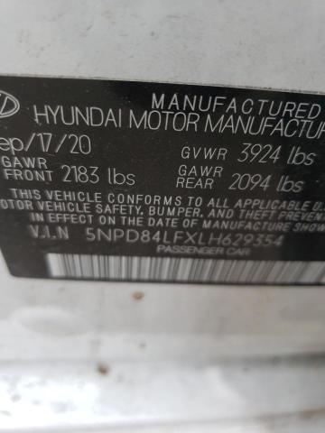 Photo 9 VIN: 5NPD84LFXLH629354 - HYUNDAI ELANTRA SE 