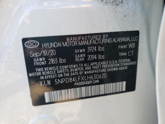 Photo 9 VIN: 5NPD84LFXLH630620 - HYUNDAI ELANTRA SE 