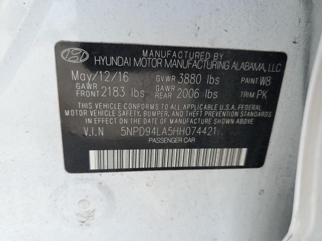 Photo 11 VIN: 5NPD94LA5HH074421 - HYUNDAI ELANTRA EC 