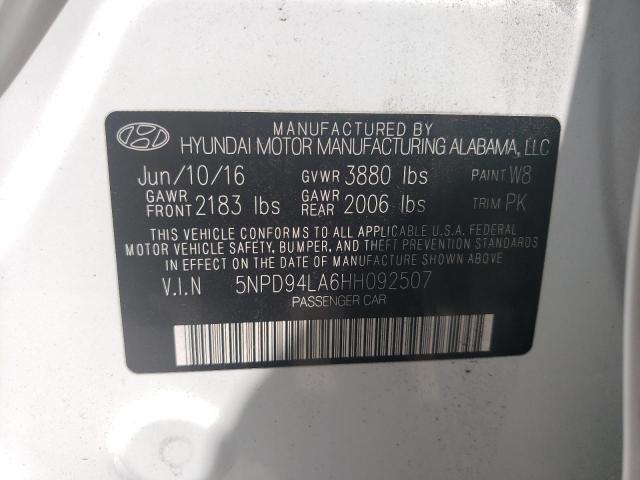 Photo 11 VIN: 5NPD94LA6HH092507 - HYUNDAI ELANTRA EC 