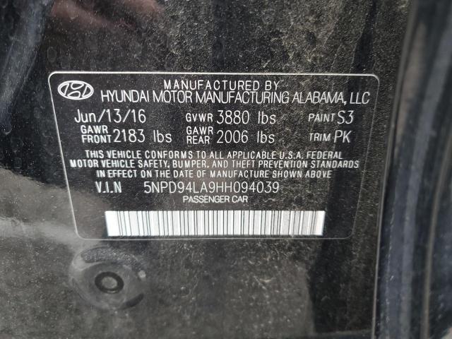 Photo 11 VIN: 5NPD94LA9HH094039 - HYUNDAI ELANTRA EC 