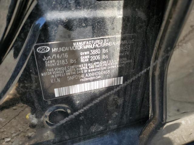 Photo 11 VIN: 5NPD94LAXHH094468 - HYUNDAI ELANTRA 