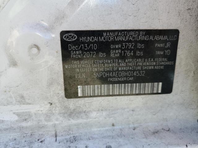 Photo 9 VIN: 5NPDH4AE0BH014532 - HYUNDAI ELANTRA GL 