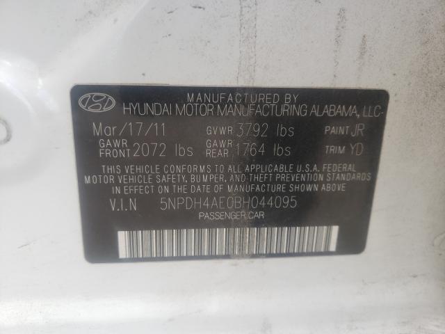 Photo 9 VIN: 5NPDH4AE0BH044095 - HYUNDAI ELANTRA GL 