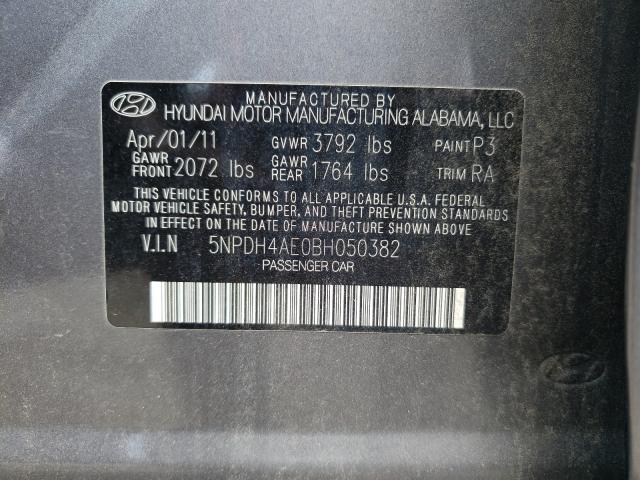 Photo 9 VIN: 5NPDH4AE0BH050382 - HYUNDAI ELANTRA GL 