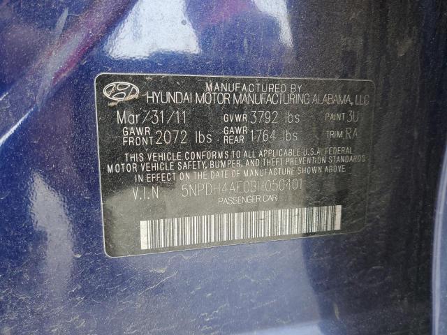 Photo 11 VIN: 5NPDH4AE0BH050401 - HYUNDAI ELANTRA 