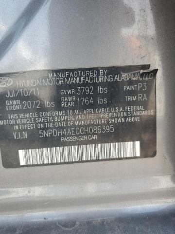 Photo 12 VIN: 5NPDH4AE0CH086395 - HYUNDAI ELANTRA 