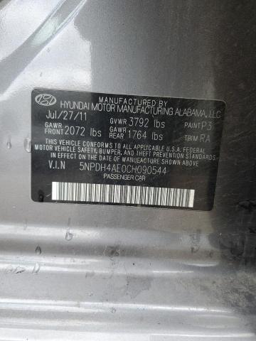 Photo 11 VIN: 5NPDH4AE0CH090544 - HYUNDAI ELANTRA 