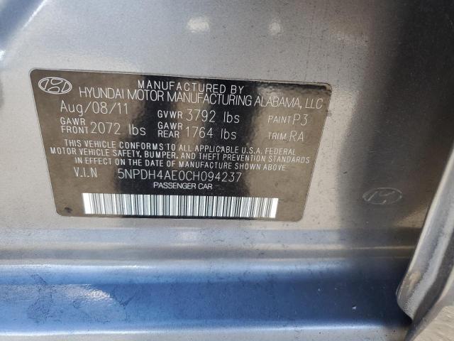 Photo 12 VIN: 5NPDH4AE0CH094237 - HYUNDAI ELANTRA 