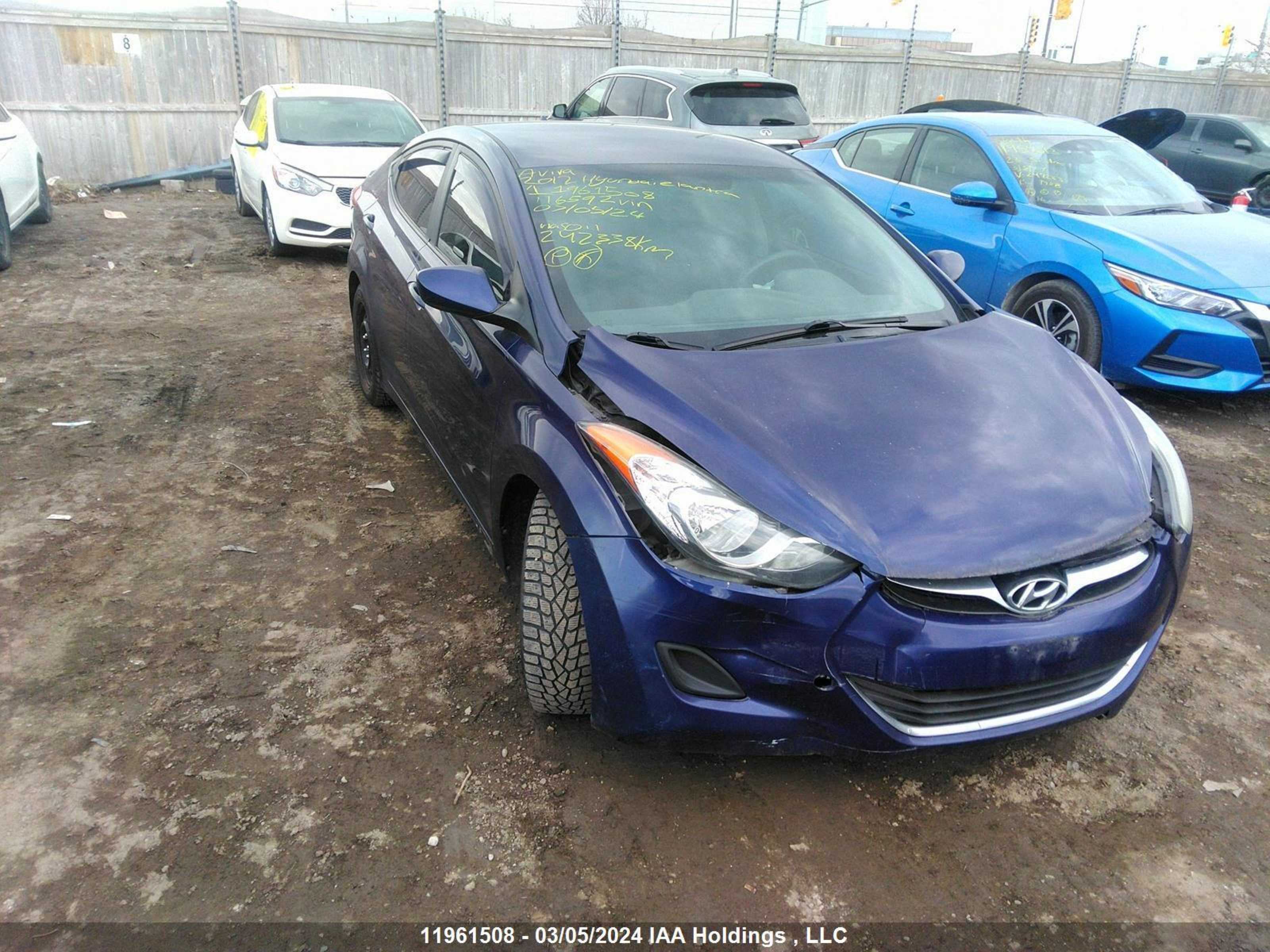 Photo 0 VIN: 5NPDH4AE0CH116592 - HYUNDAI ELANTRA 