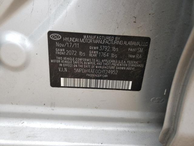 Photo 11 VIN: 5NPDH4AE0CH124952 - HYUNDAI ELANTRA 