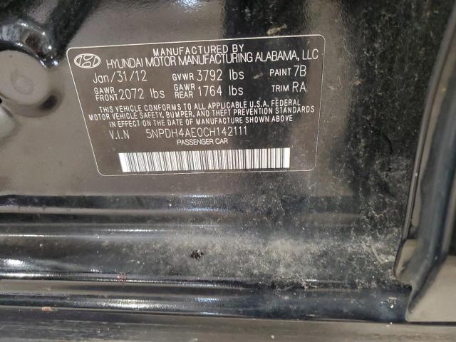 Photo 11 VIN: 5NPDH4AE0CH142111 - HYUNDAI ELANTRA GL 