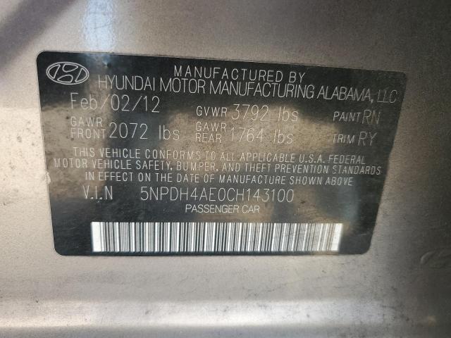 Photo 11 VIN: 5NPDH4AE0CH143100 - HYUNDAI ELANTRA LI 