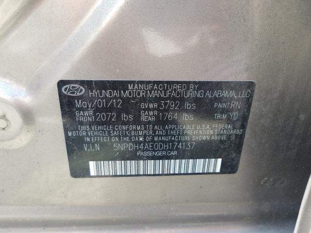 Photo 9 VIN: 5NPDH4AE0DH174137 - HYUNDAI ELANTRA GL 