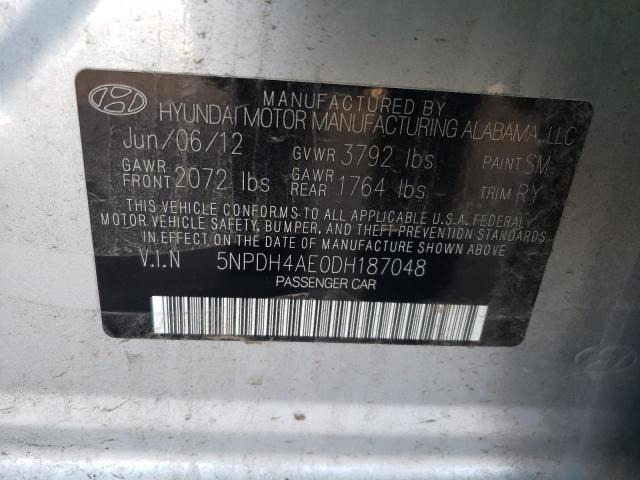 Photo 11 VIN: 5NPDH4AE0DH187048 - HYUNDAI ELANTRA GL 