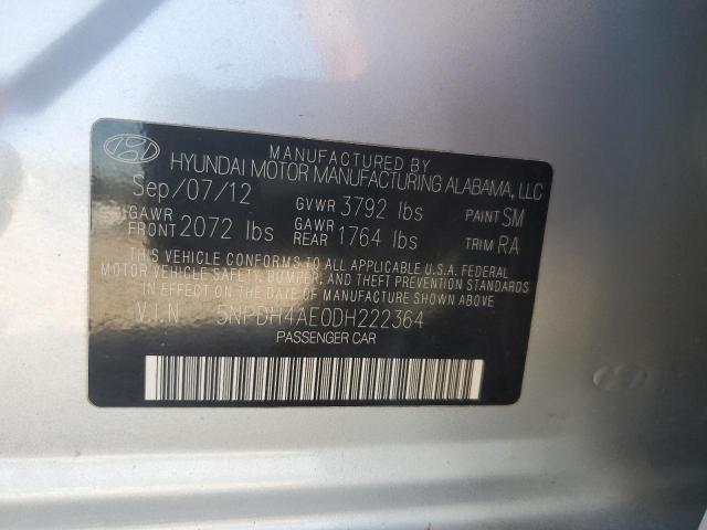 Photo 11 VIN: 5NPDH4AE0DH222364 - HYUNDAI ELANTRA GL 