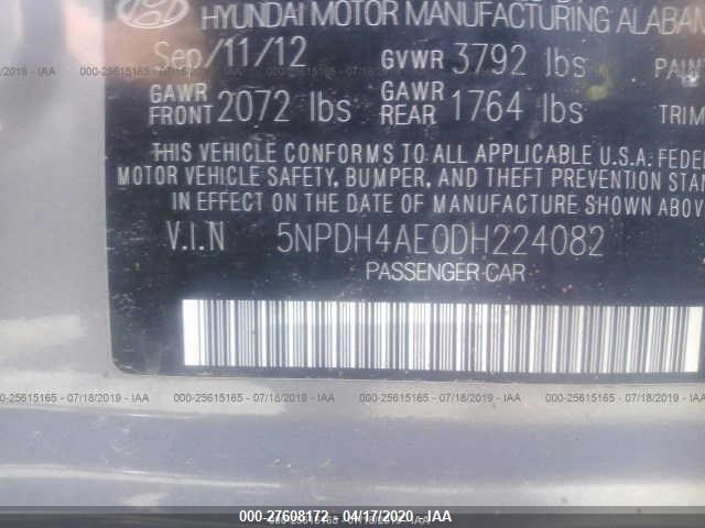 Photo 8 VIN: 5NPDH4AE0DH224082 - HYUNDAI ELANTRA 