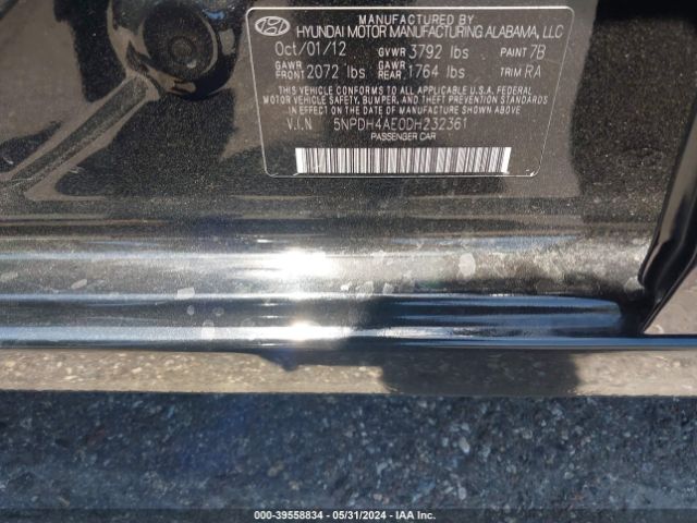 Photo 8 VIN: 5NPDH4AE0DH232361 - HYUNDAI ELANTRA 