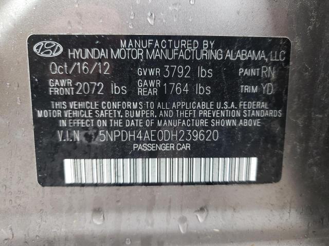 Photo 11 VIN: 5NPDH4AE0DH239620 - HYUNDAI ELANTRA GL 