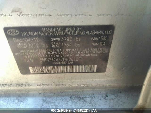 Photo 8 VIN: 5NPDH4AE0DH262671 - HYUNDAI ELANTRA 