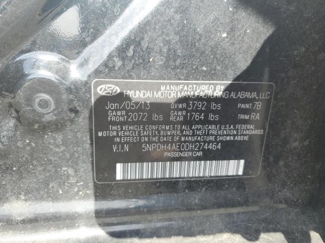 Photo 9 VIN: 5NPDH4AE0DH274464 - HYUNDAI ELANTRA GL 