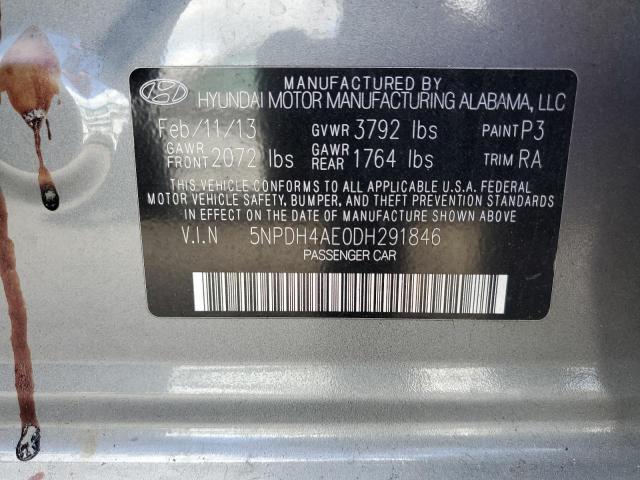 Photo 11 VIN: 5NPDH4AE0DH291846 - HYUNDAI ELANTRA GL 