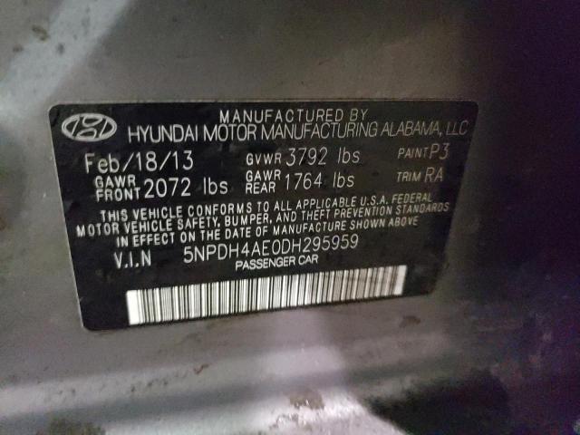 Photo 11 VIN: 5NPDH4AE0DH295959 - HYUNDAI ELANTRA 