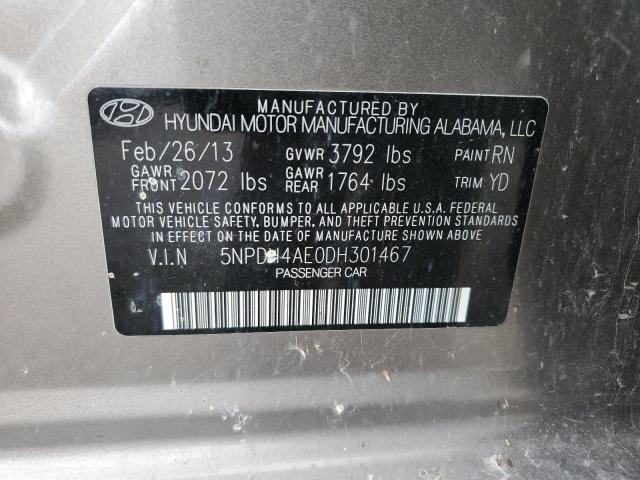 Photo 11 VIN: 5NPDH4AE0DH301467 - HYUNDAI ELANTRA GL 