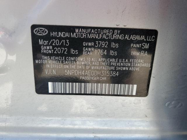 Photo 9 VIN: 5NPDH4AE0DH315384 - HYUNDAI ELANTRA 