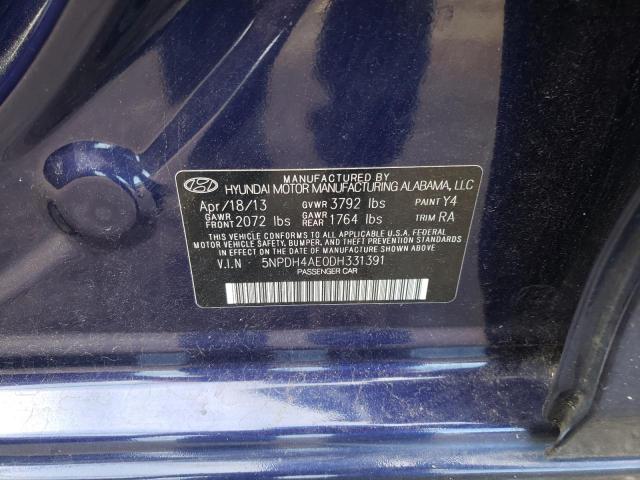 Photo 9 VIN: 5NPDH4AE0DH331391 - HYUNDAI UK 