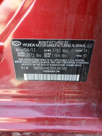 Photo 11 VIN: 5NPDH4AE0DH341581 - HYUNDAI ELANTRA 