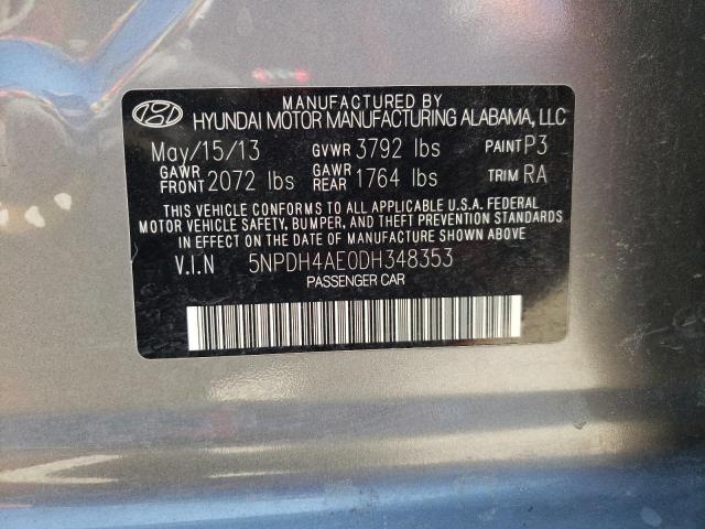 Photo 11 VIN: 5NPDH4AE0DH348353 - HYUNDAI ELANTRA 