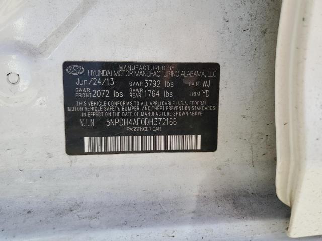 Photo 11 VIN: 5NPDH4AE0DH372166 - HYUNDAI ELANTRA 