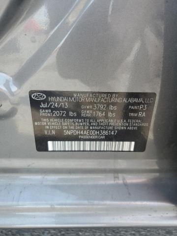 Photo 11 VIN: 5NPDH4AE0DH386147 - HYUNDAI ELANTRA GL 