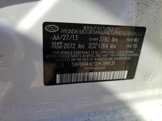 Photo 9 VIN: 5NPDH4AE0DH389131 - HYUNDAI ELANTRA 