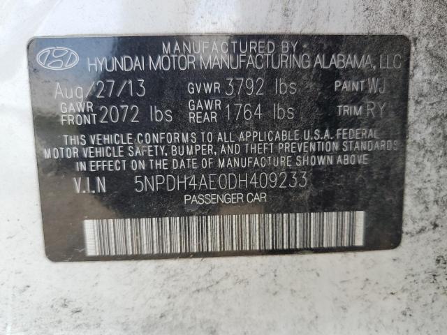 Photo 11 VIN: 5NPDH4AE0DH409233 - HYUNDAI ELANTRA 