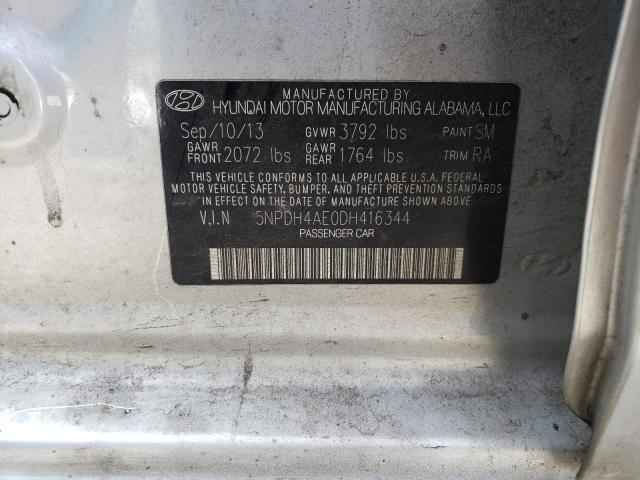 Photo 11 VIN: 5NPDH4AE0DH416344 - HYUNDAI ELANTRA GL 