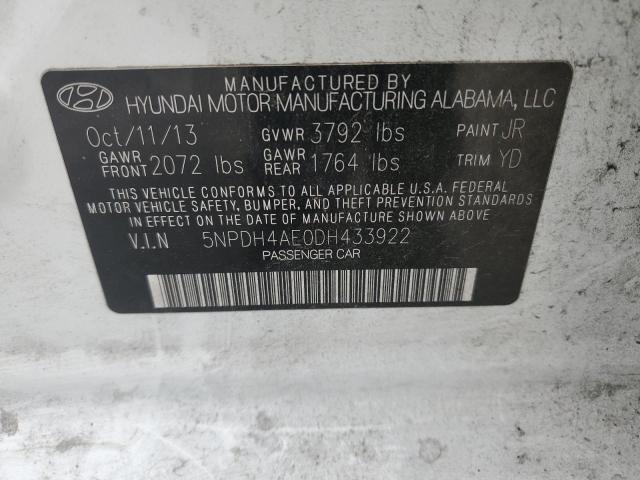 Photo 11 VIN: 5NPDH4AE0DH433922 - HYUNDAI ELANTRA 