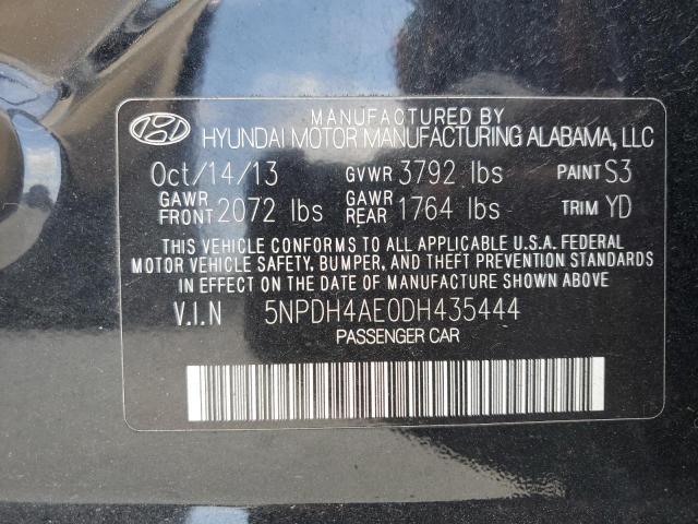 Photo 11 VIN: 5NPDH4AE0DH435444 - HYUNDAI ELANTRA GL 