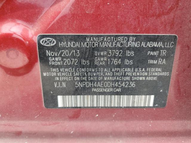 Photo 11 VIN: 5NPDH4AE0DH454236 - HYUNDAI ELANTRA 