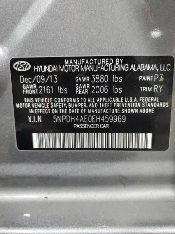 Photo 11 VIN: 5NPDH4AE0EH459969 - HYUNDAI ELANTRA SE 