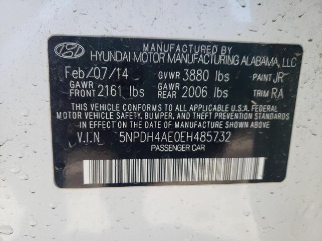 Photo 9 VIN: 5NPDH4AE0EH485732 - HYUNDAI ELANTRA SE 