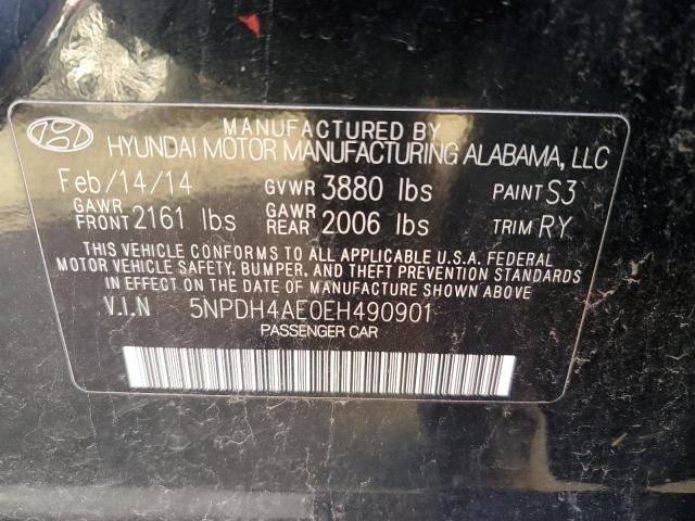 Photo 11 VIN: 5NPDH4AE0EH490901 - HYUNDAI ELANTRA SE 